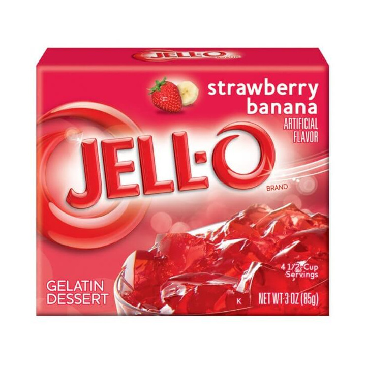 Jell-O Strawberry Banana 85 g