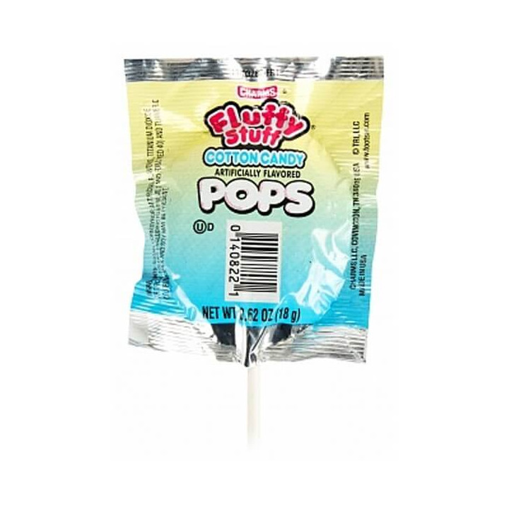 Fluffy Stuff Cotton Candy Pops 18 g