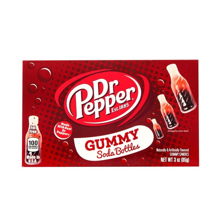 Dr Pepper Gummy Soda Bottles 128 g