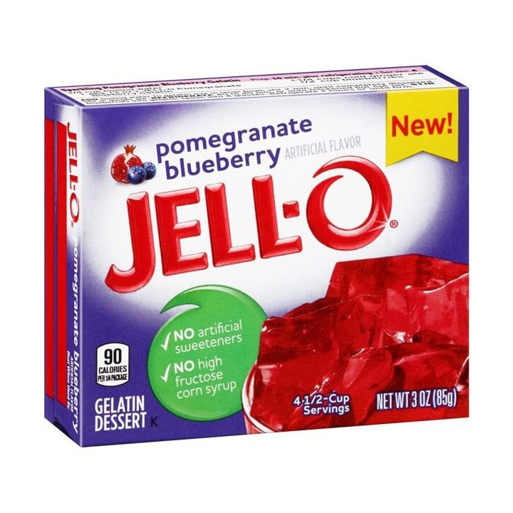 Jell-O Pomegranate Blueberry 85 g