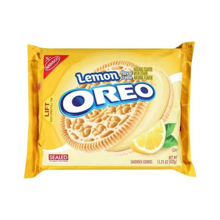 Oreo Lemon Creme Golden 432 g