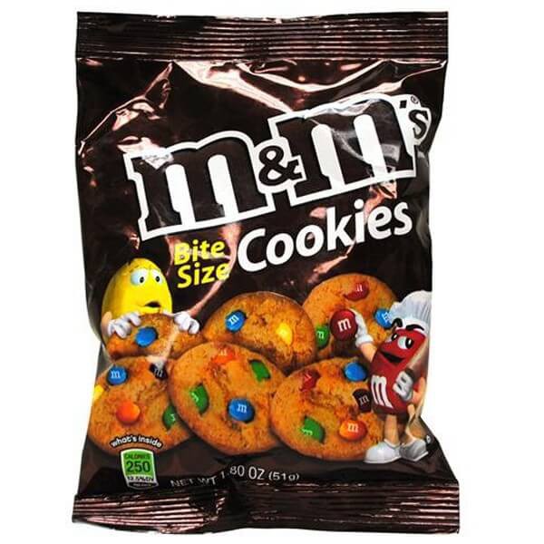 Mandm S Bite Size Cookies 45 G