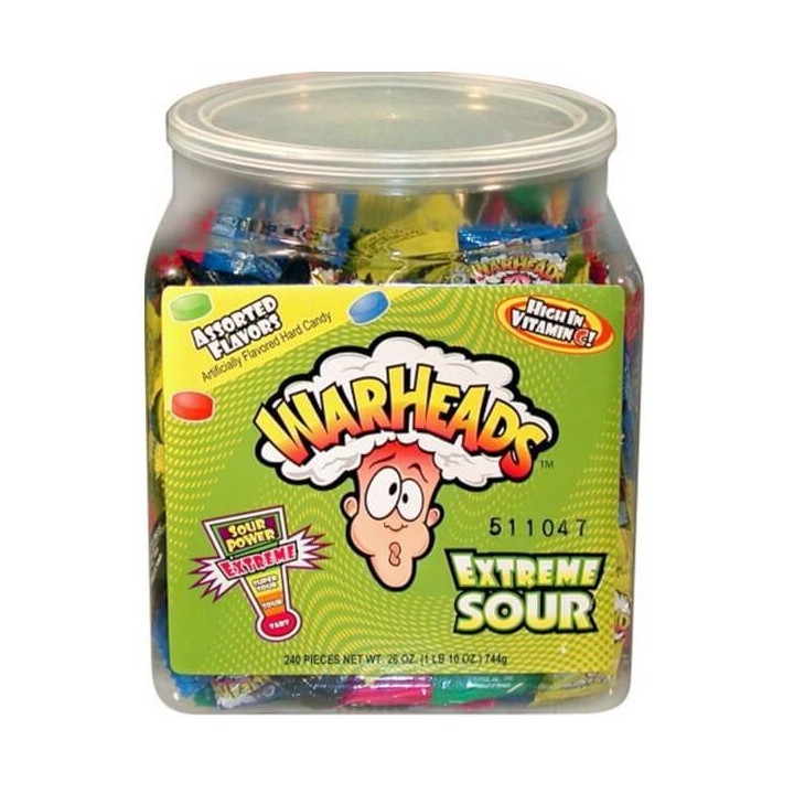 Warheads Changemaker Tub Extreme Sour 240 stk - 964 g