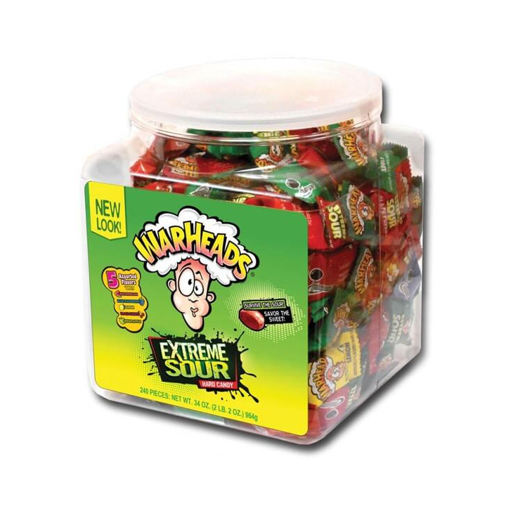 Warheads Changemaker Tub Extreme Sour 240 stk - 964 g