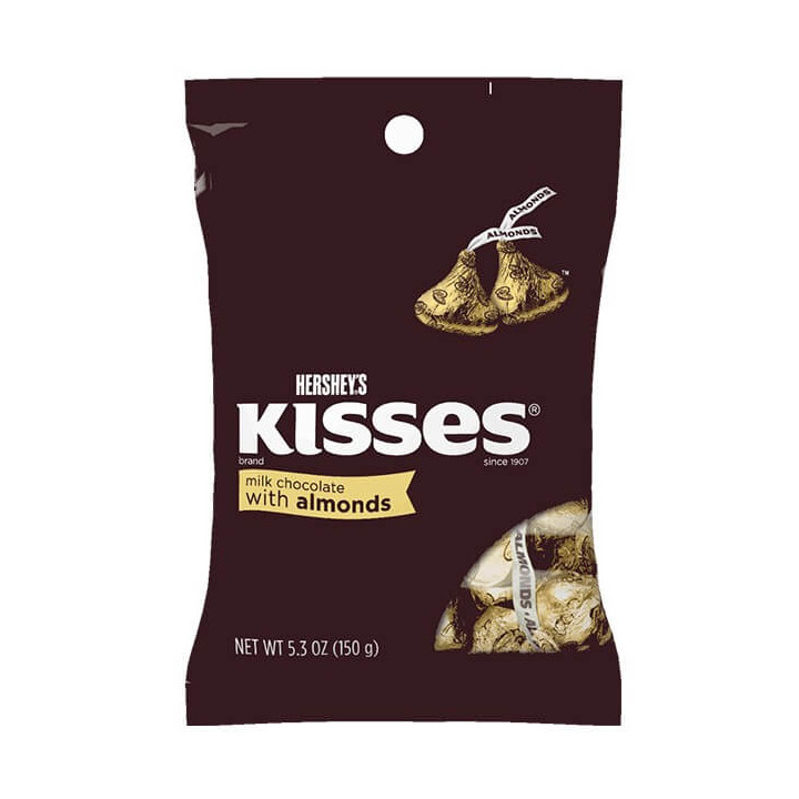 Hershey's Kisses Almond Milk Chocolate 150 g