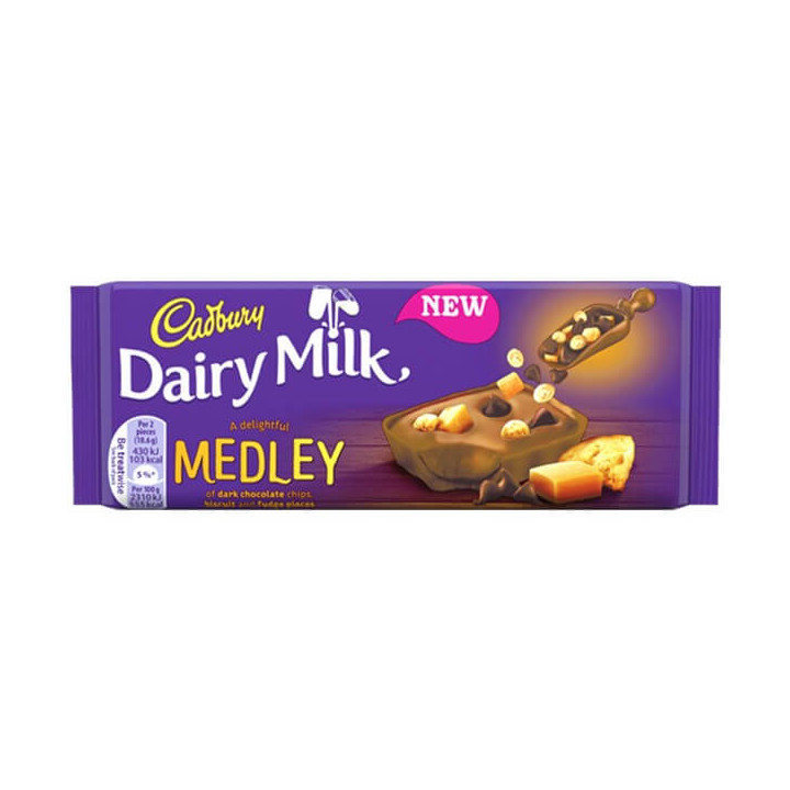 Cadbury Medley Fudge Block 93 g