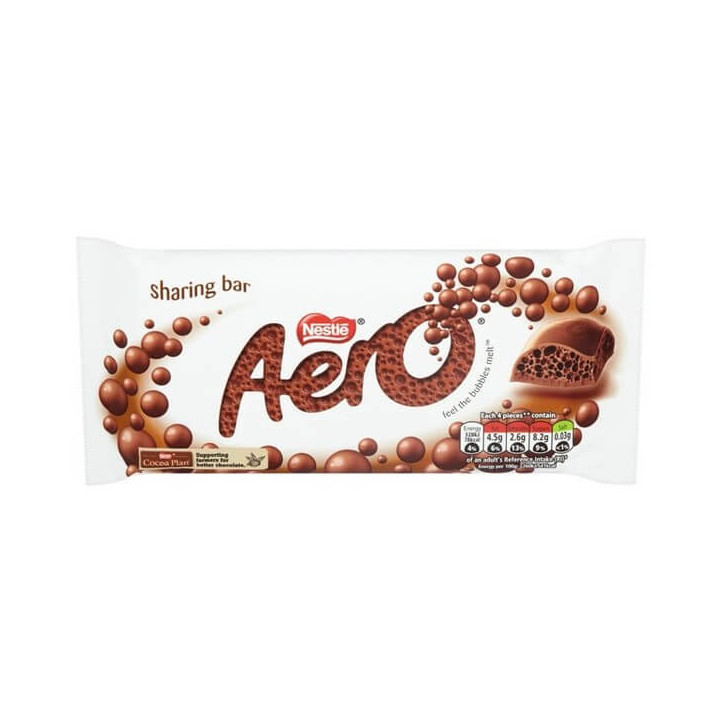 AERO Milk Chocolate Sharing Block 100 g