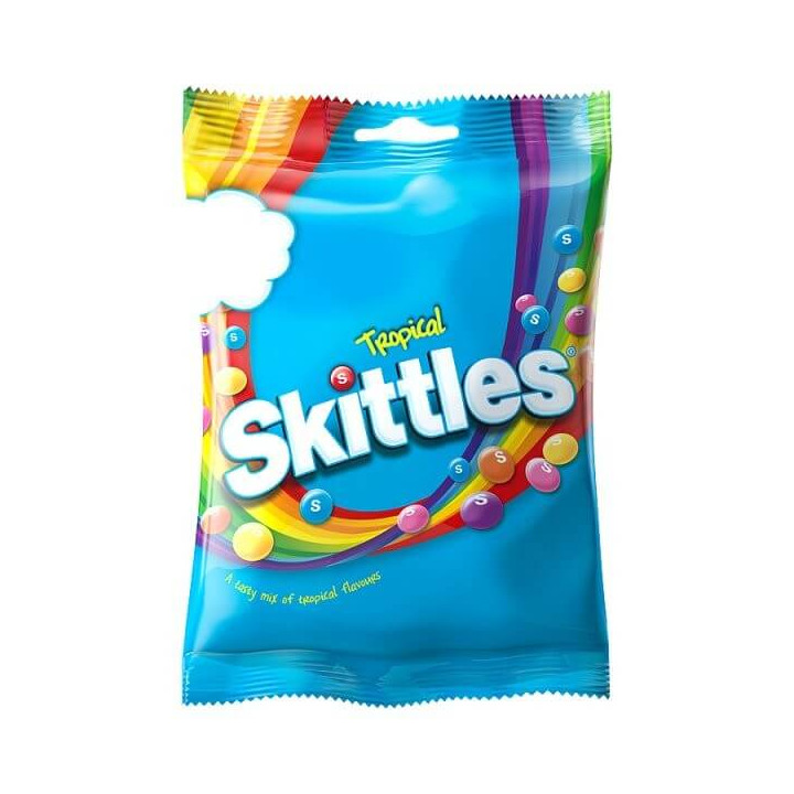 Skittles Tropical Bag 125 g