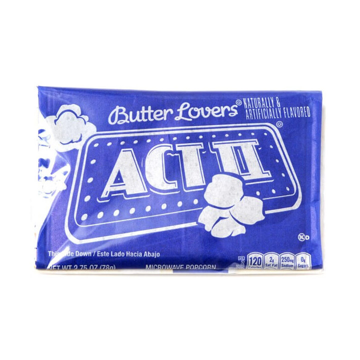 Act II Popcorn Butter Lovers 78 g