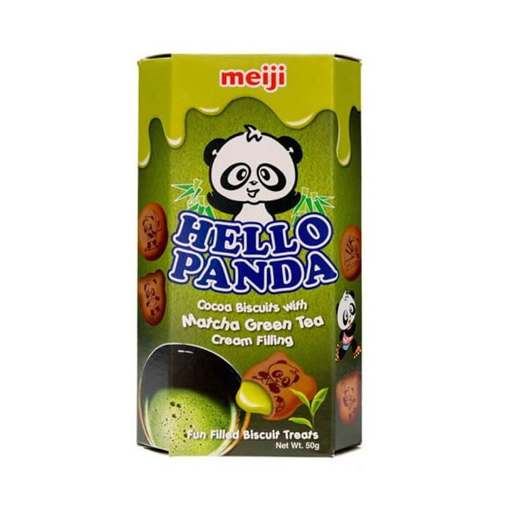 Meiji Green Tea Hello Panda 50 g