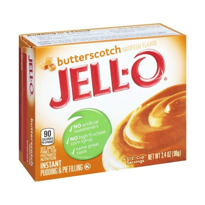 Jell-O Butterscotch Instant Pudding 96 g