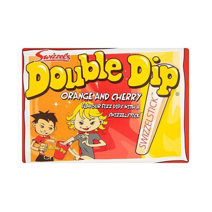 Swizzels Double Dip Orange and Cherry 19 g