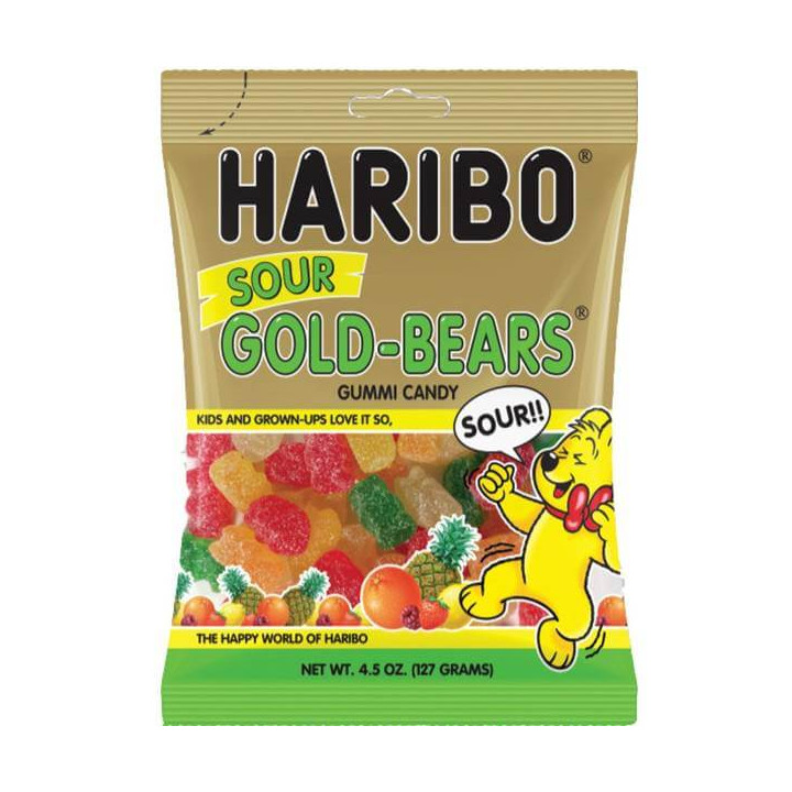 Haribo Sour Gold Bears 127 g