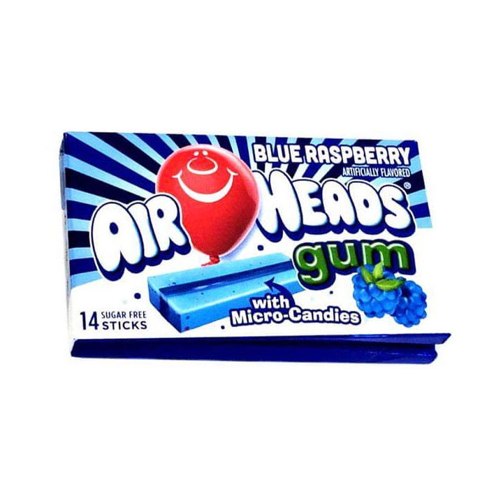 Airheads Bubble Gum Blue Raspberry 34 g