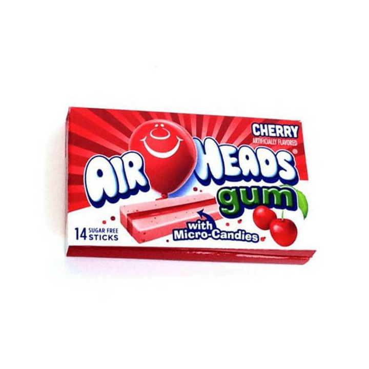 Airheads Bubble Gum Cherry 34 g