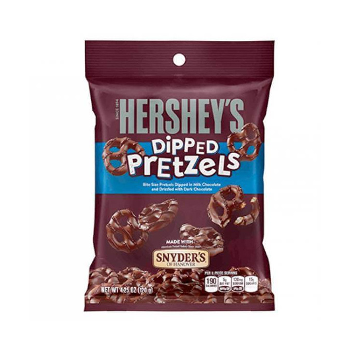 Hershey's Milk Chocolate Dipped Pretzels 120 g
