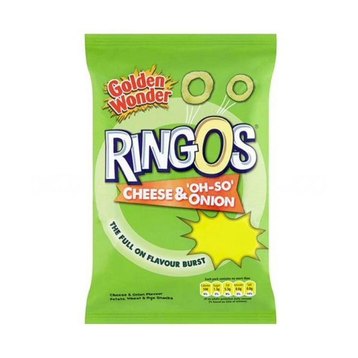 Golden Wonder Ringos Cheese & Onion 18 g