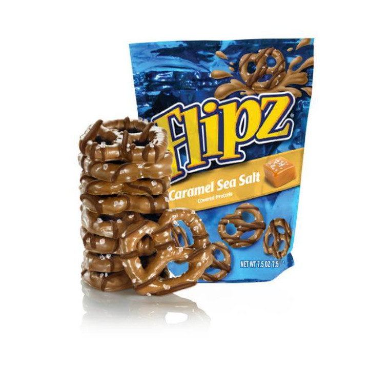 Flipz Salted Caramel Flavoured Coated Pretzels