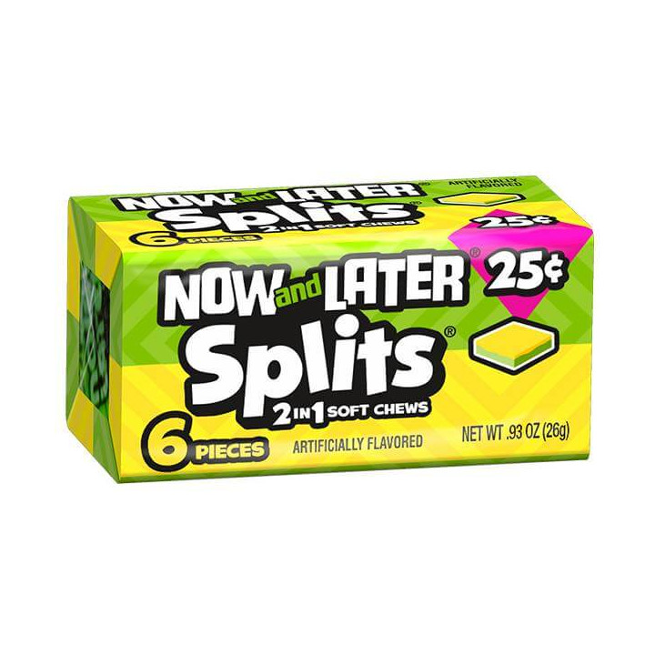Now & Later Lemon-Lime Splits 26 g