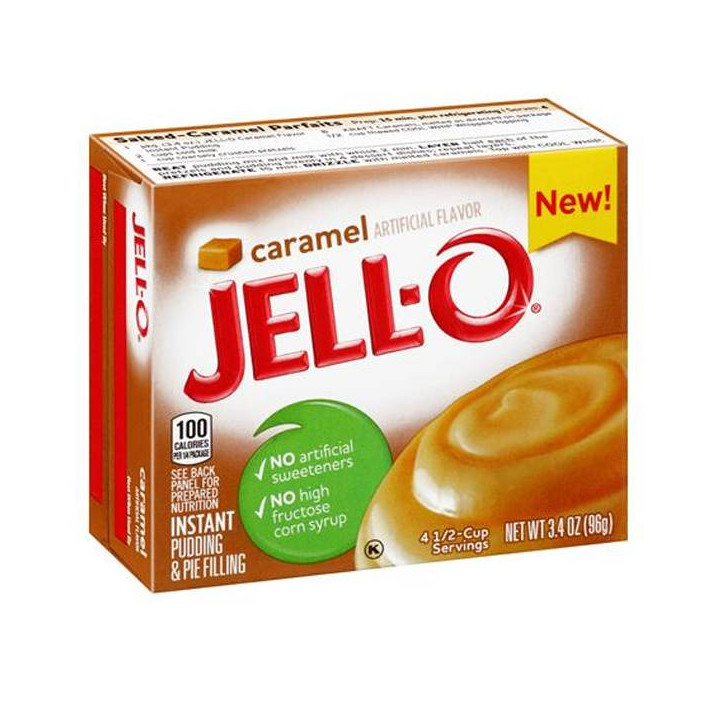 Jell-O Caramel Instant Pudding 96 g
