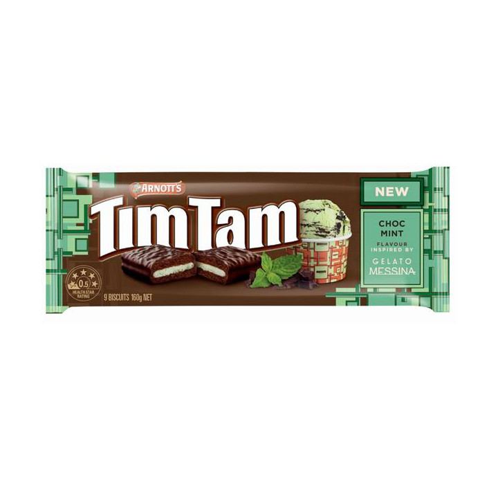 Arnott's Tim Tam Chocolate Mint 160 g