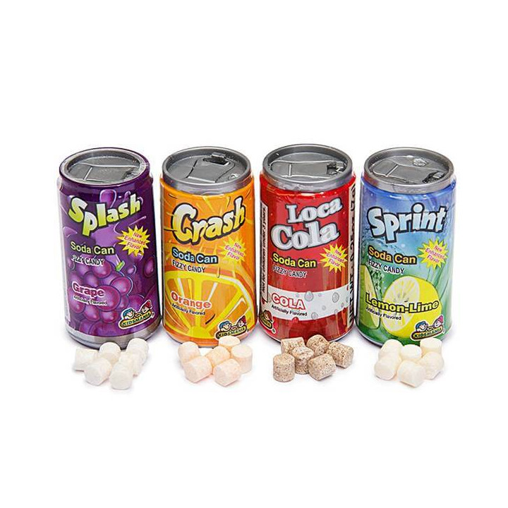 Soda Can Fizzy Candy 6 Pack - 42 g