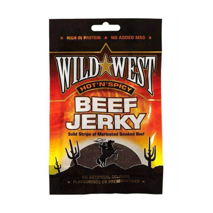 Wild West Hot & Spicy Beef Jerky 25 g