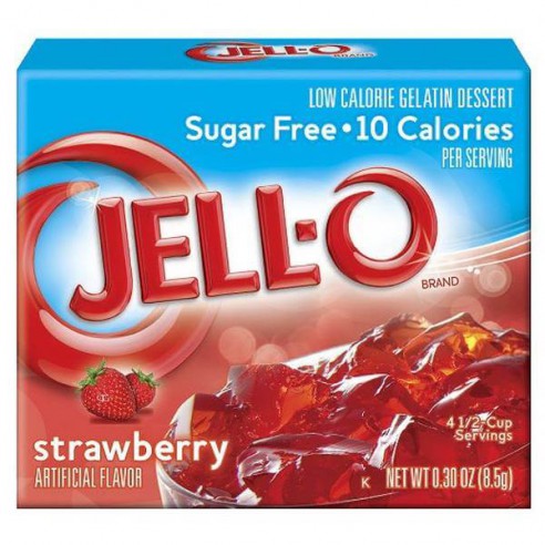 Jell-O Strawberry Sugar Free 8.5 g