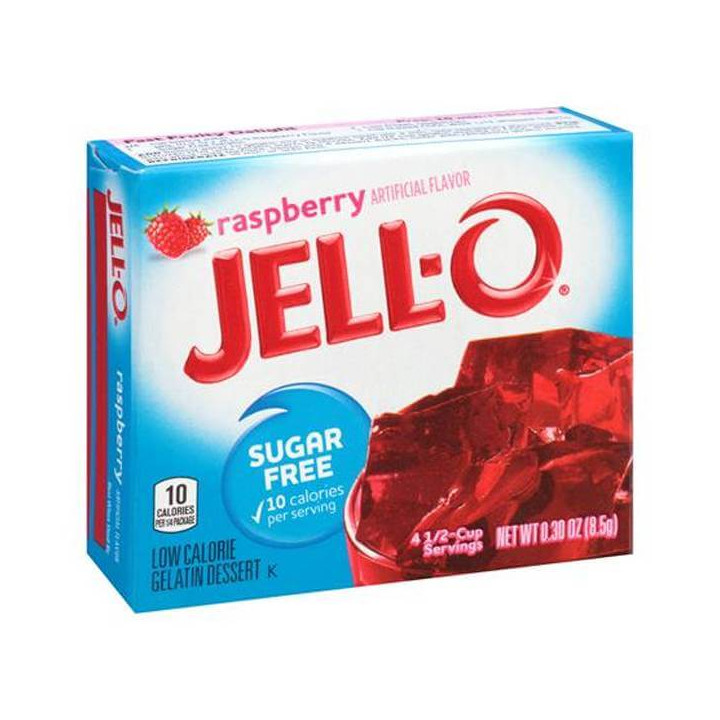 Jell-O Raspberry Sugar Free 8.5 g