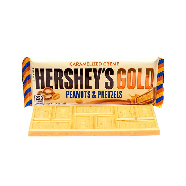 Hershey's Gold Peanuts and Pretzels 39 g