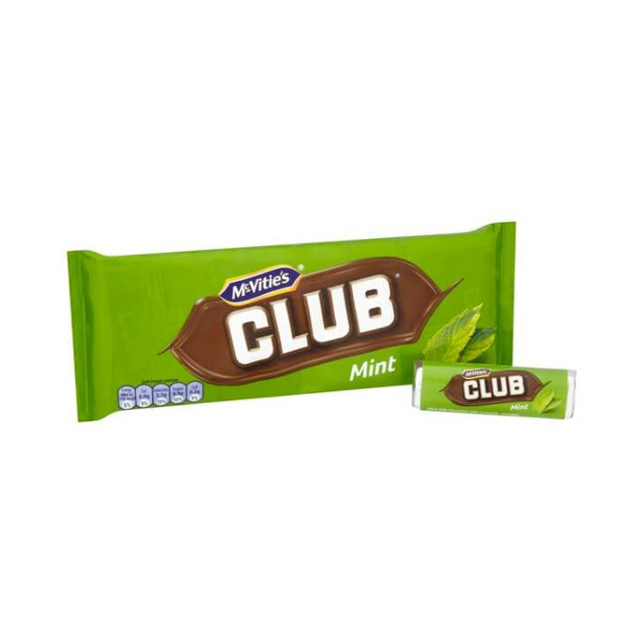 McVitie's Club Mint 6 Pack - 132 g