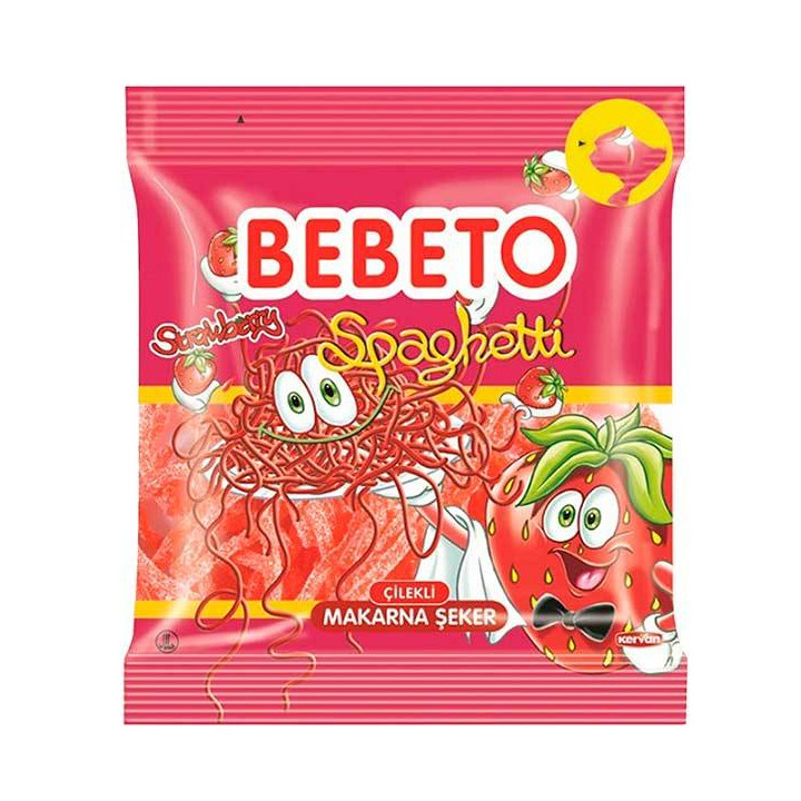 Bebeto Spaghetti Strawberry 80 g