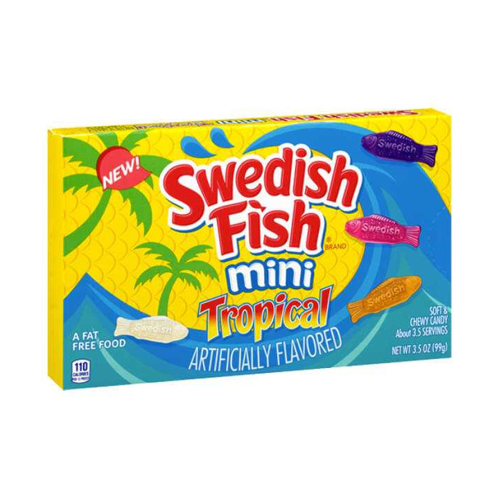 Swedish Fish Mini Tropical 99 g