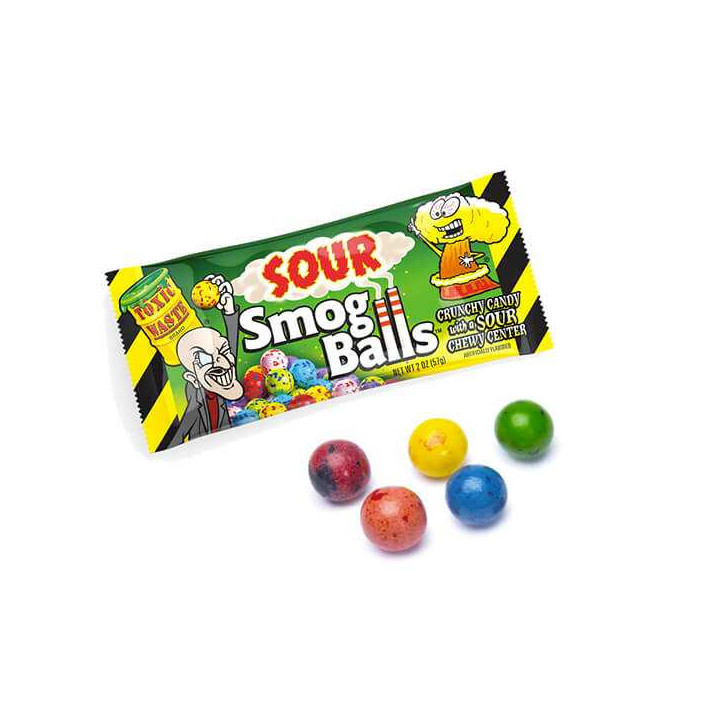 Toxic Waste Sour Smog Balls 48 g
