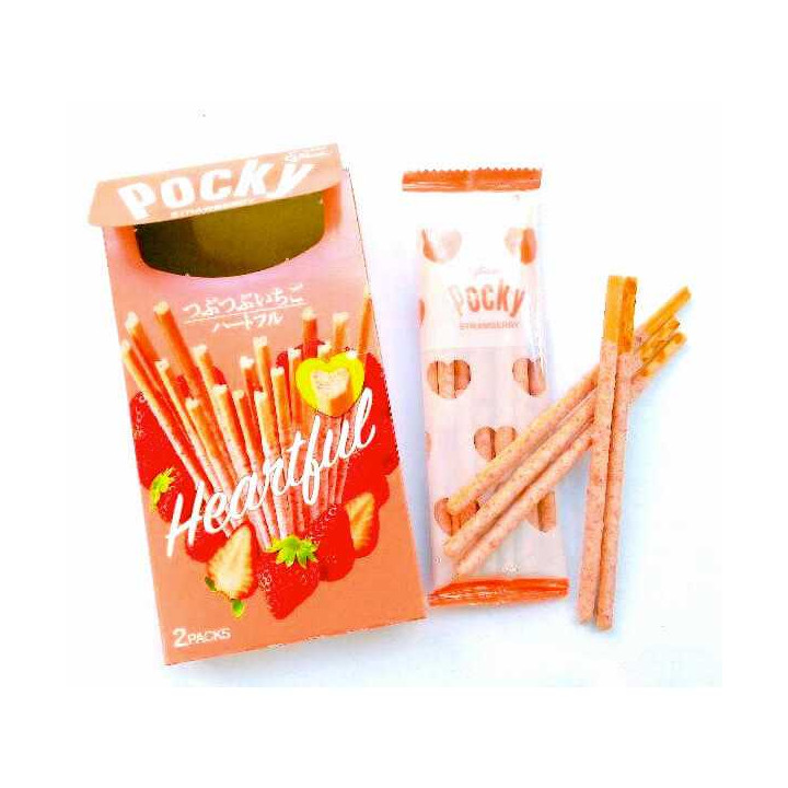 Pocky Strawberry Heartful 57 g