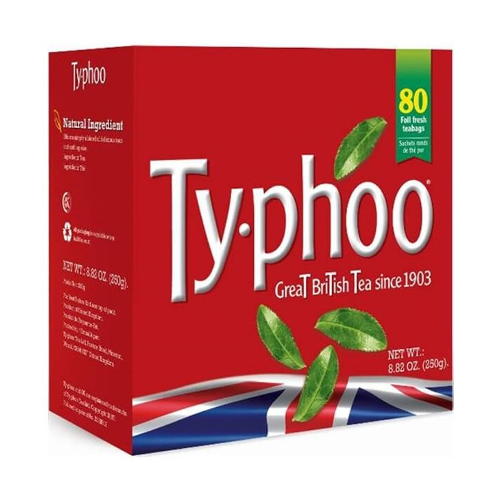 Typhoo 80 Foil Fresh Teabags 232 g