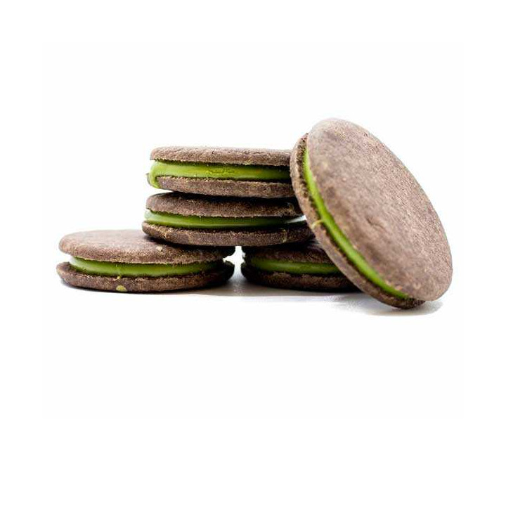Meiji Rich Matcha Cream Biscuits 96 g