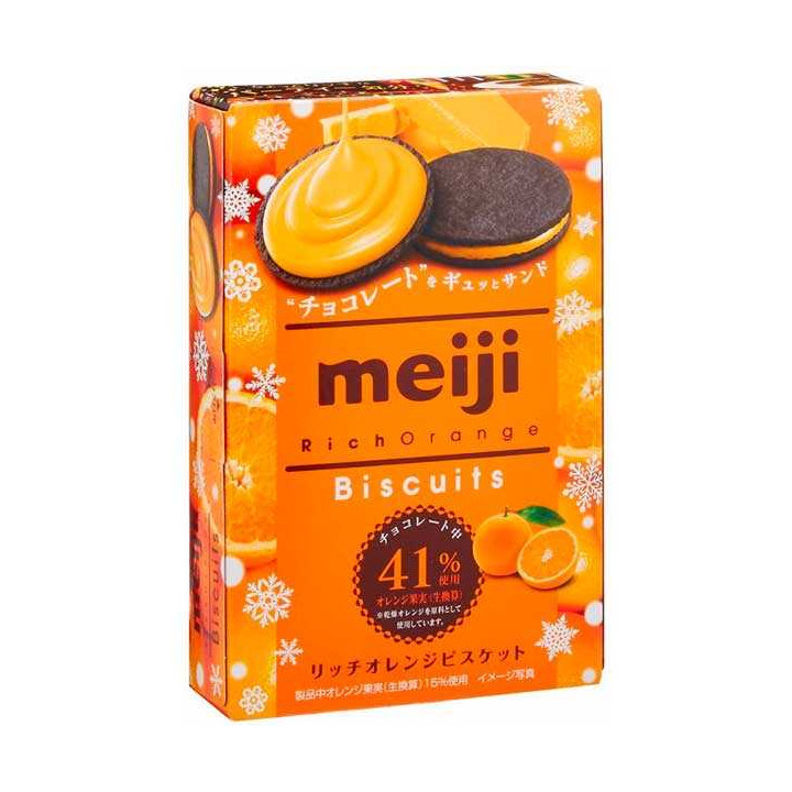 Meiji Rich Orange Biscuit 96 g