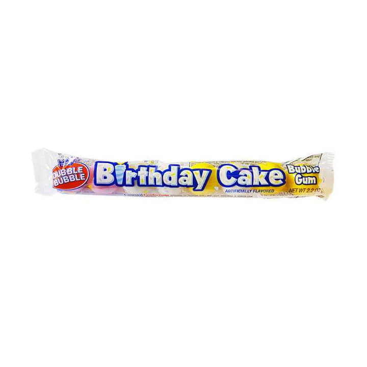 Dubble Bubble Birthday Cake Gumballs 62 g