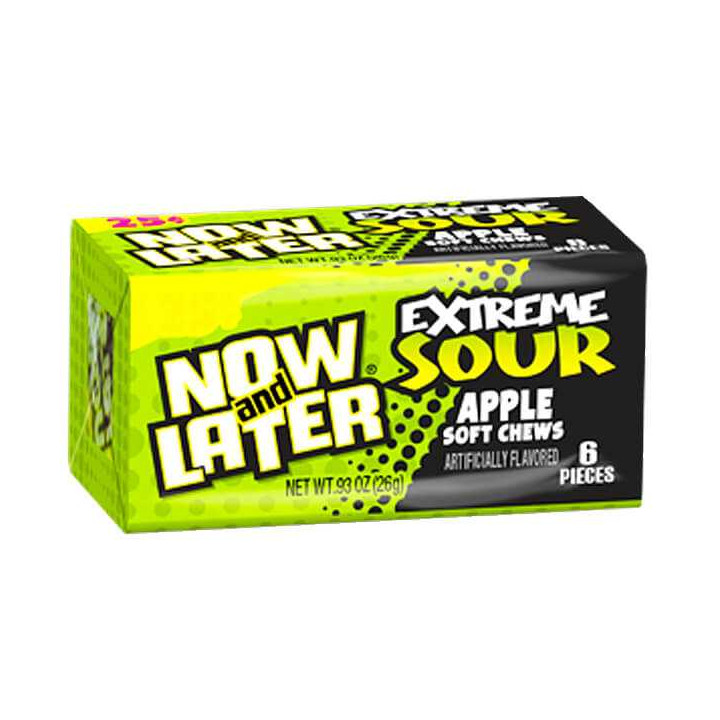 Now & Later EXTREME SOUR Apple 26 g