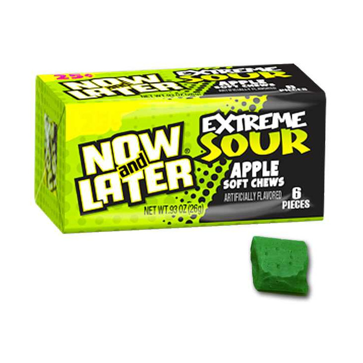 Now & Later EXTREME SOUR Apple 26 g