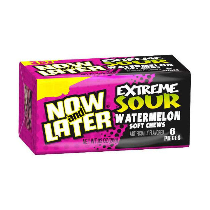 Now & Later EXTREME SOUR Watermelon 26 g