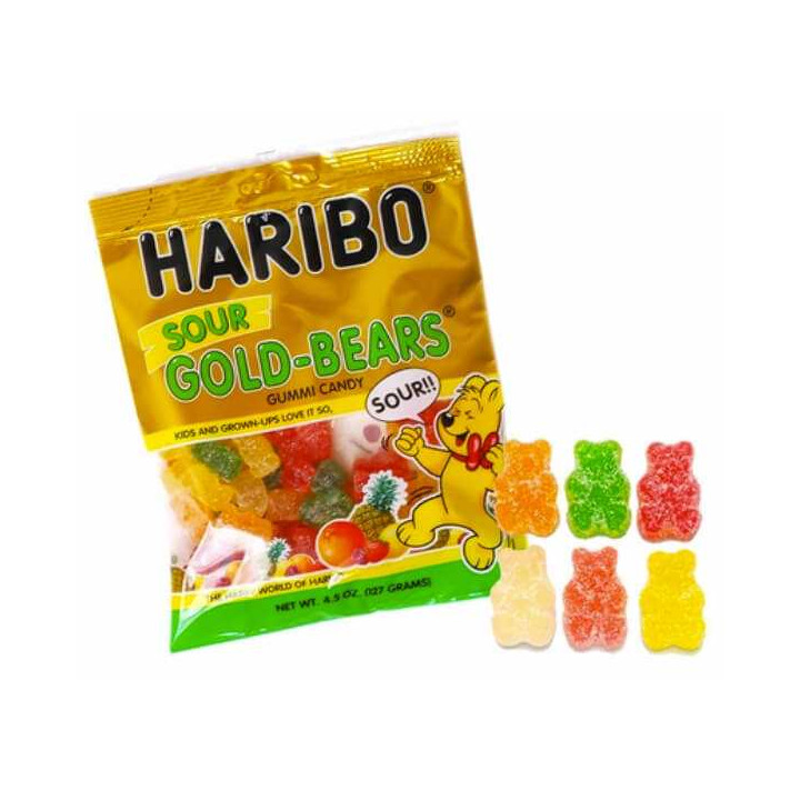 Haribo Sour Gold Bears 127 g