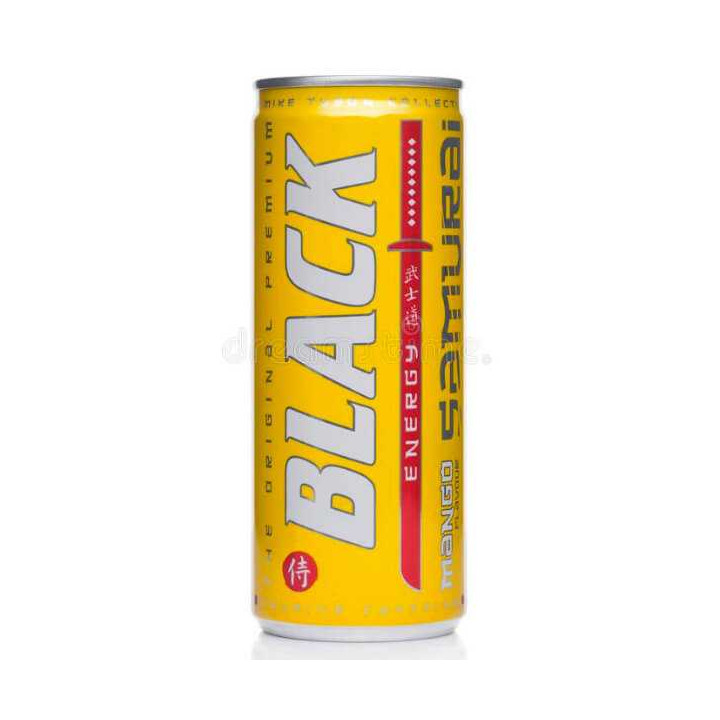 Black Energy Samurai Mango Drink 250 ml