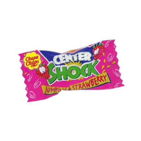 Chupa Chups Center Shock Gum Strawberry 4 g