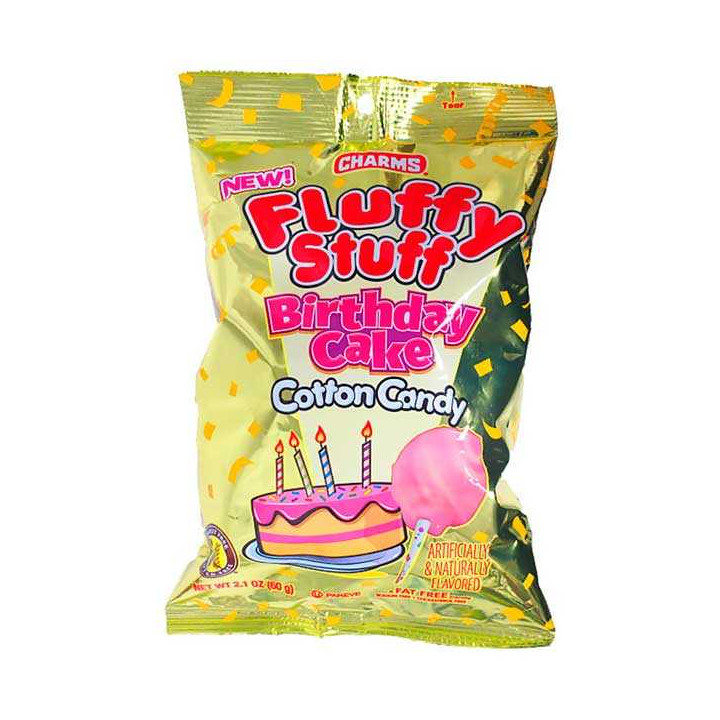 Fluffy Stuff Birthday Cake Cotton Candy 60 g