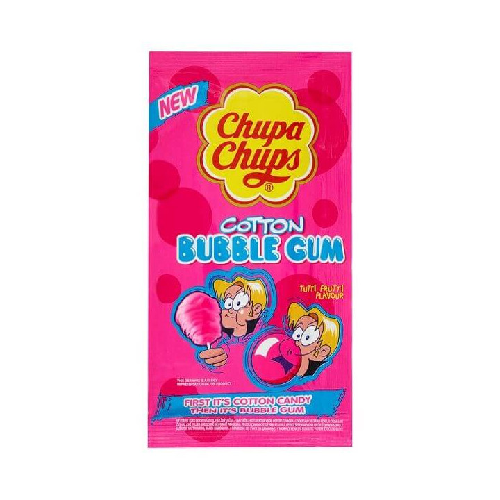 Chupa Chups Cotton Bubble Gum Tutti Frutti 11 g