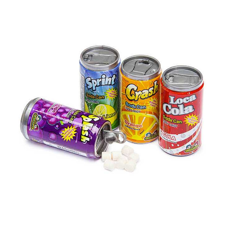 Soda Can Fizzy Candy 6 Pack - 42 g