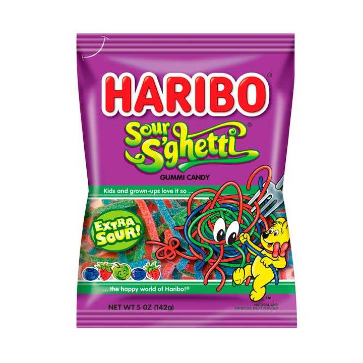Haribo Sour S'ghetti 142 g