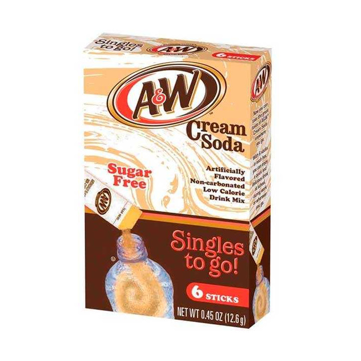 A&W Cream Soda Singles to go! Drink Mix 12.6 g
